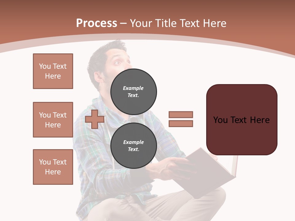 Man Vintage Student PowerPoint Template