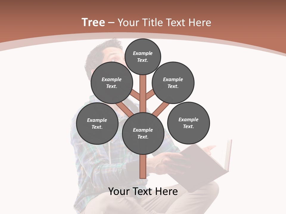 Man Vintage Student PowerPoint Template