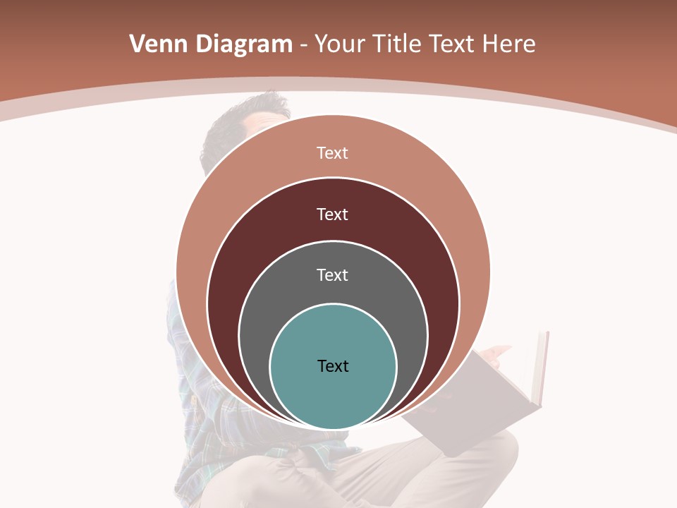 Man Vintage Student PowerPoint Template