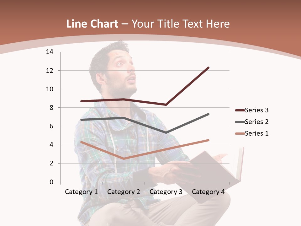 Man Vintage Student PowerPoint Template