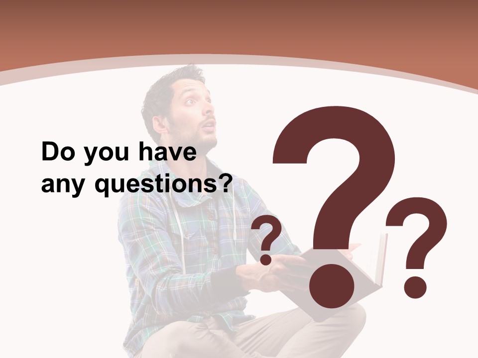 Man Vintage Student PowerPoint Template