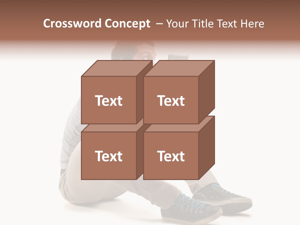Career Happy Expression PowerPoint Template