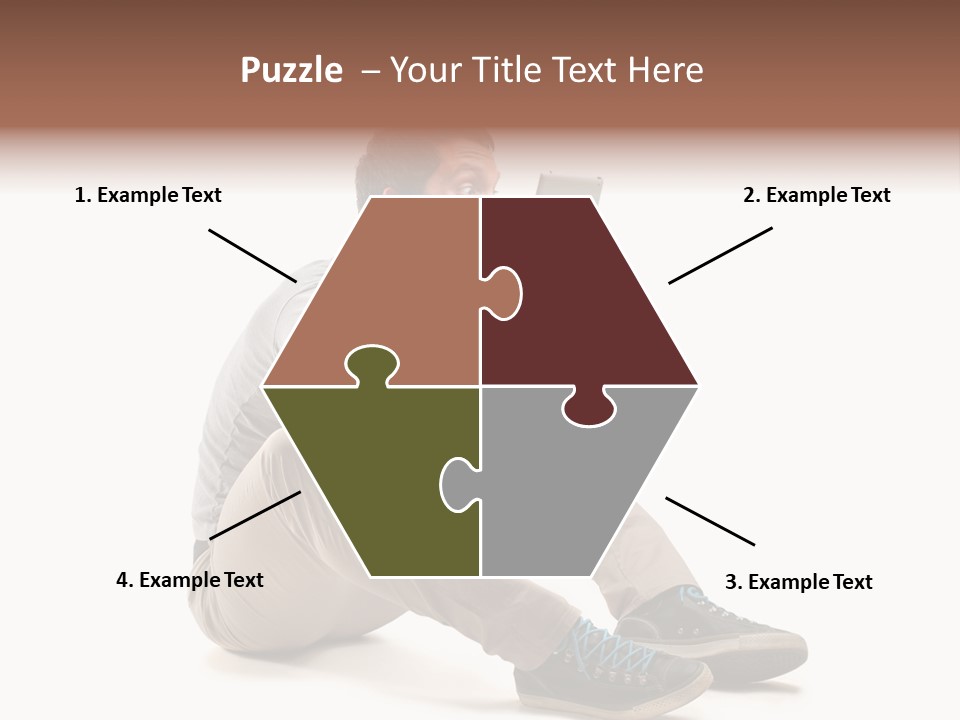 Career Happy Expression PowerPoint Template