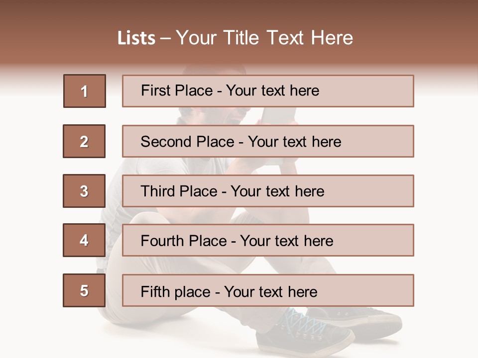 Career Happy Expression PowerPoint Template