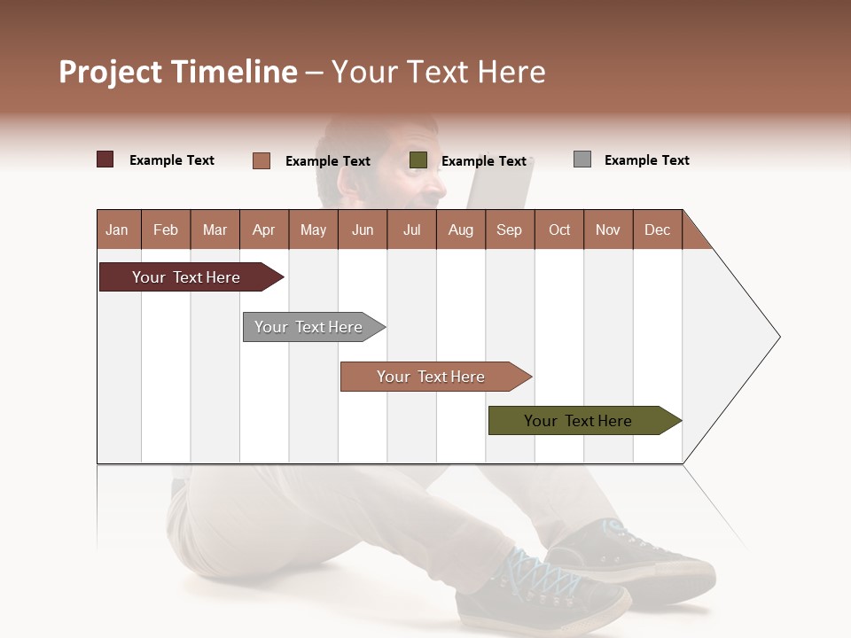 Career Happy Expression PowerPoint Template