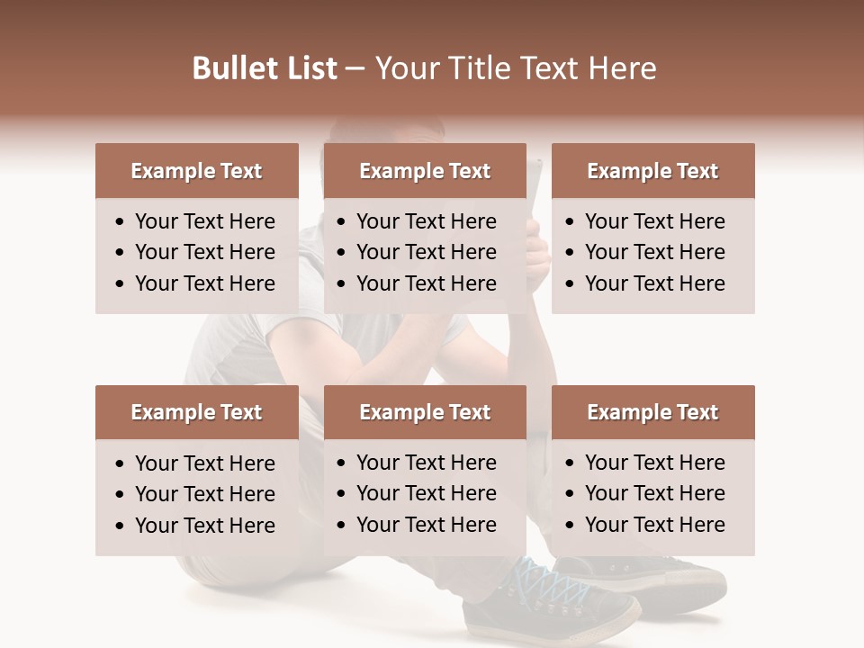 Career Happy Expression PowerPoint Template