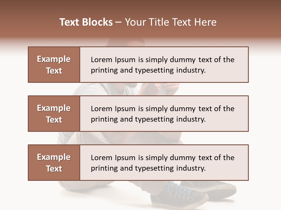 Career Happy Expression PowerPoint Template