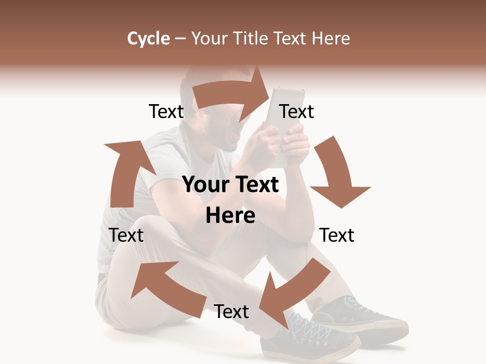 Career Happy Expression PowerPoint Template