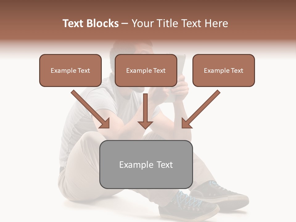 Career Happy Expression PowerPoint Template