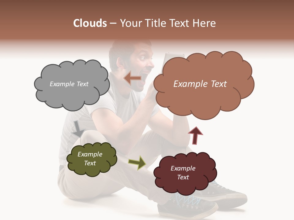 Career Happy Expression PowerPoint Template