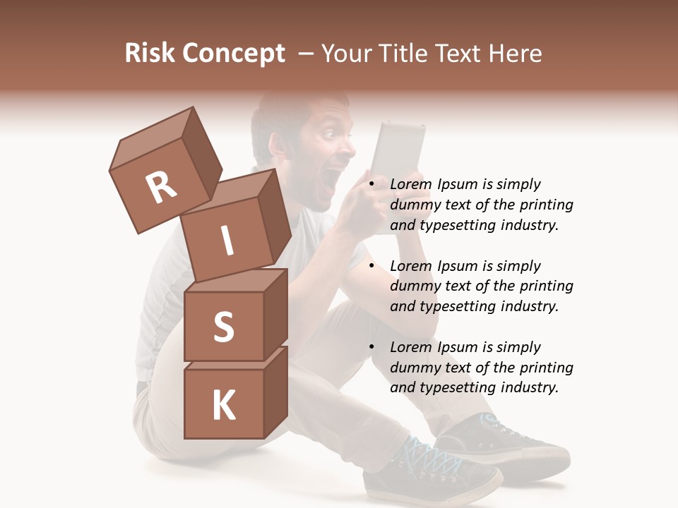 Career Happy Expression PowerPoint Template