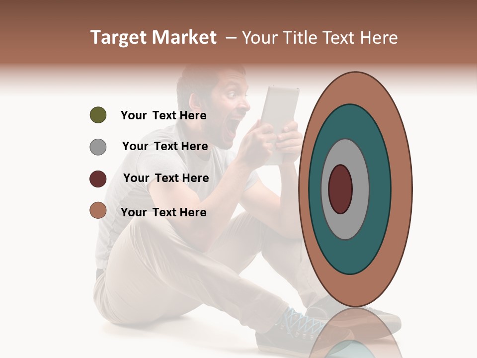 Career Happy Expression PowerPoint Template