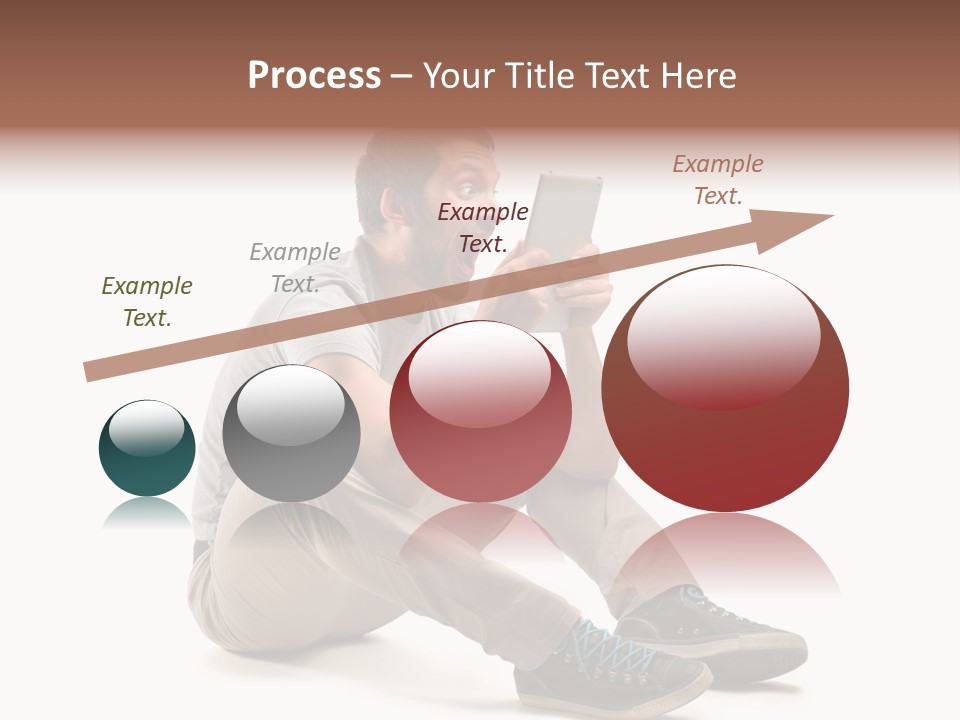 Career Happy Expression PowerPoint Template