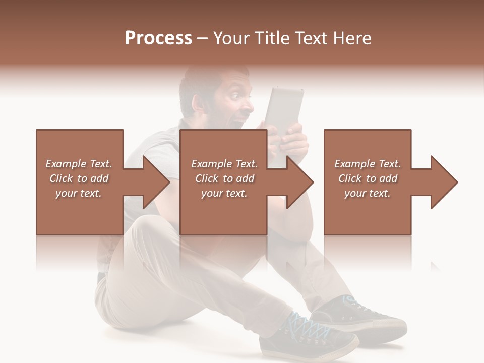 Career Happy Expression PowerPoint Template