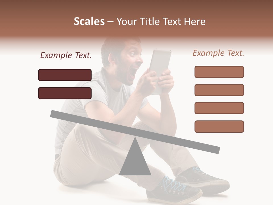 Career Happy Expression PowerPoint Template