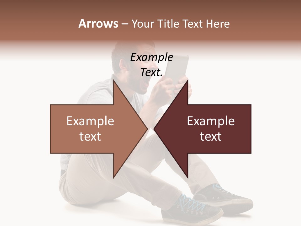 Career Happy Expression PowerPoint Template