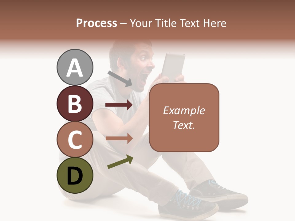 Career Happy Expression PowerPoint Template