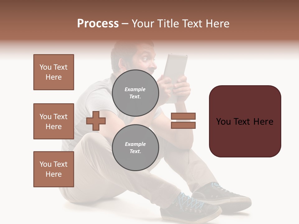 Career Happy Expression PowerPoint Template