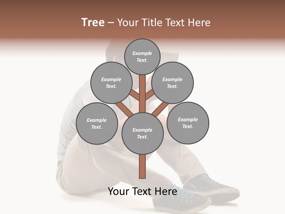 Career Happy Expression PowerPoint Template