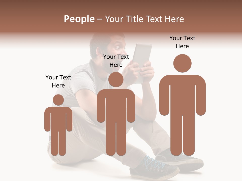 Career Happy Expression PowerPoint Template