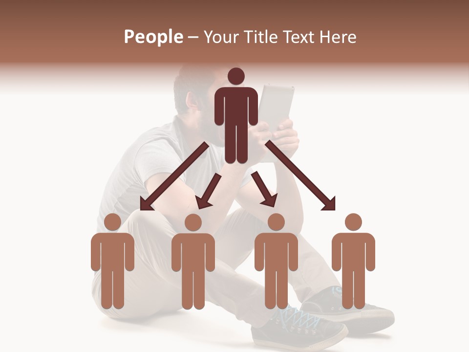 Career Happy Expression PowerPoint Template