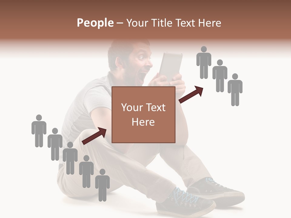 Career Happy Expression PowerPoint Template