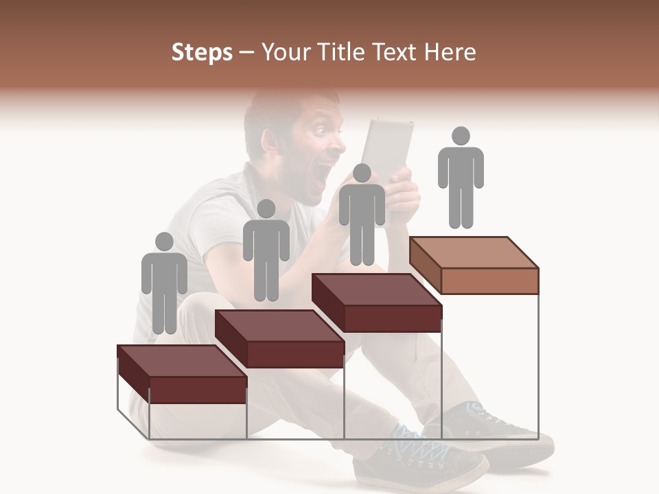 Career Happy Expression PowerPoint Template