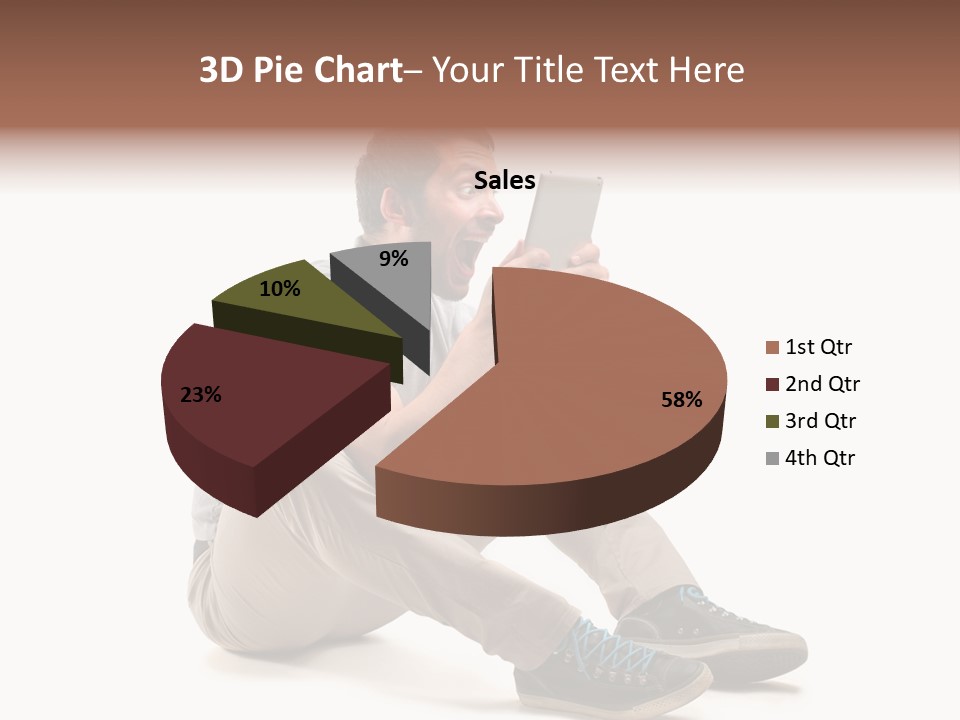 Career Happy Expression PowerPoint Template