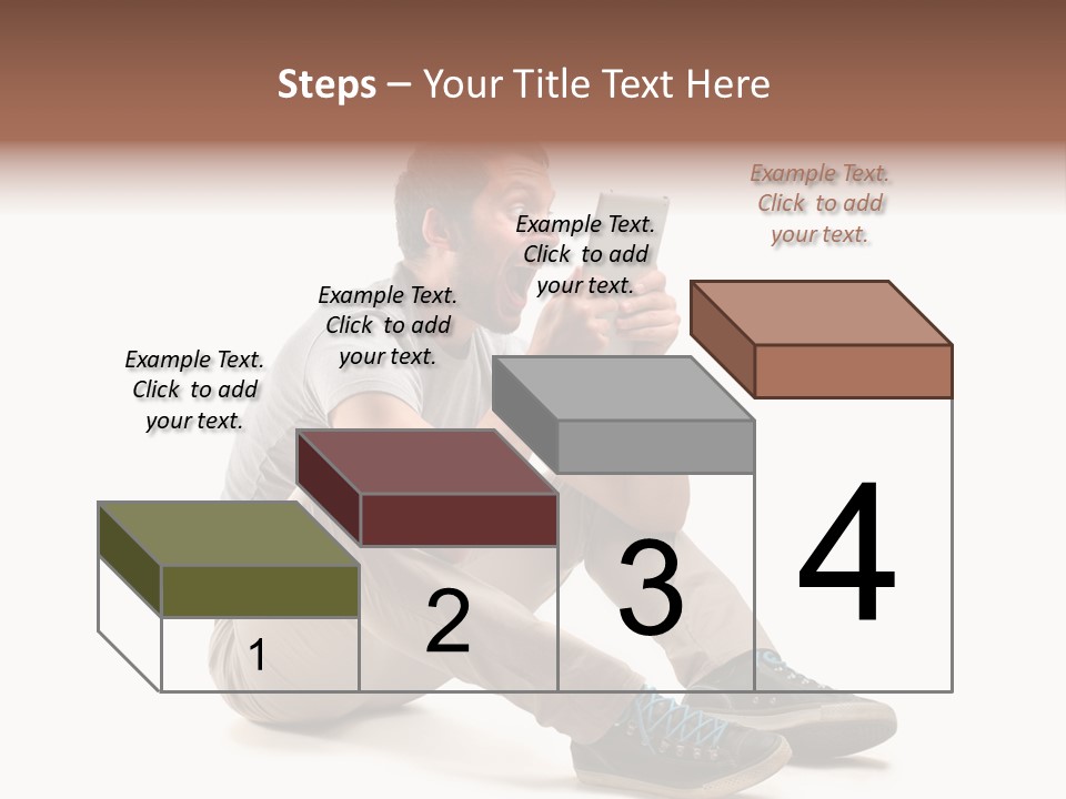 Career Happy Expression PowerPoint Template