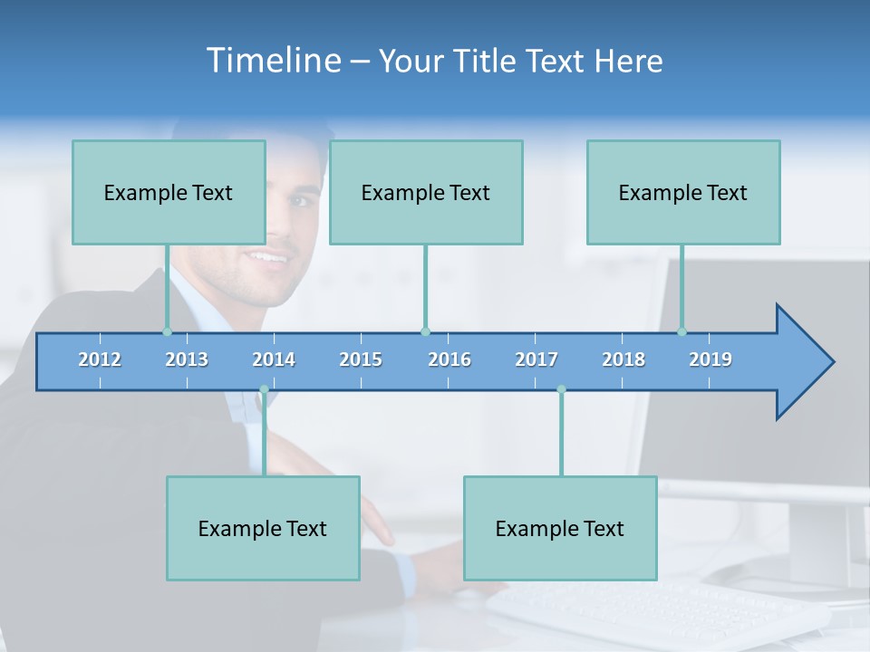Positiv Unternehmen Online PowerPoint Template