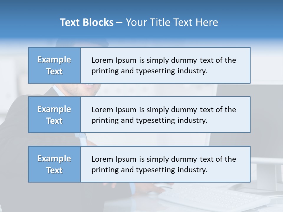 Positiv Unternehmen Online PowerPoint Template