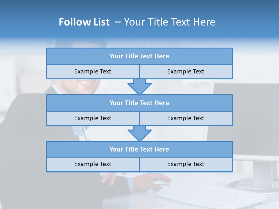 Positiv Unternehmen Online PowerPoint Template