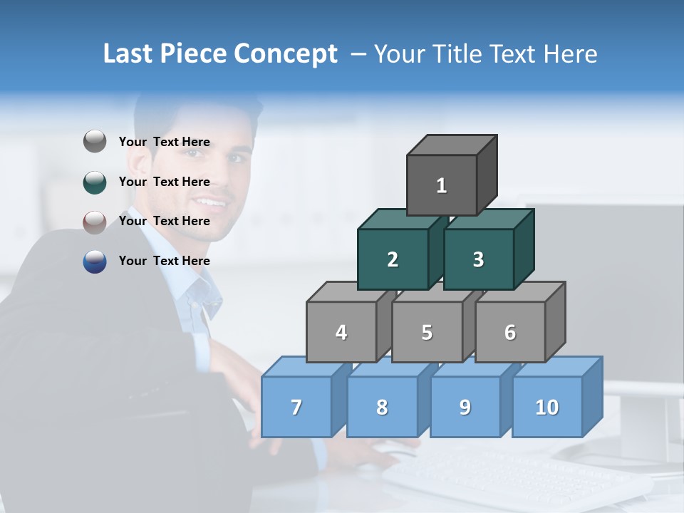 Positiv Unternehmen Online PowerPoint Template