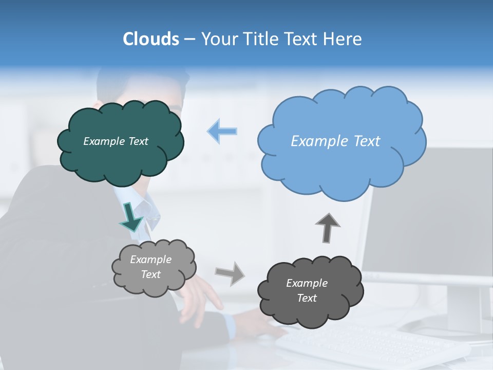 Positiv Unternehmen Online PowerPoint Template