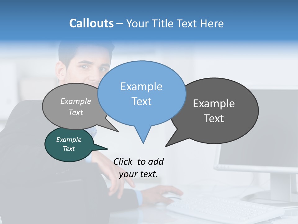 Positiv Unternehmen Online PowerPoint Template
