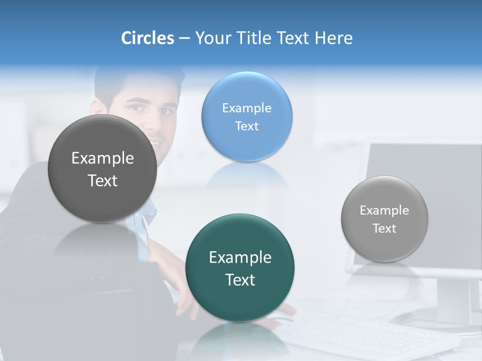 Positiv Unternehmen Online PowerPoint Template