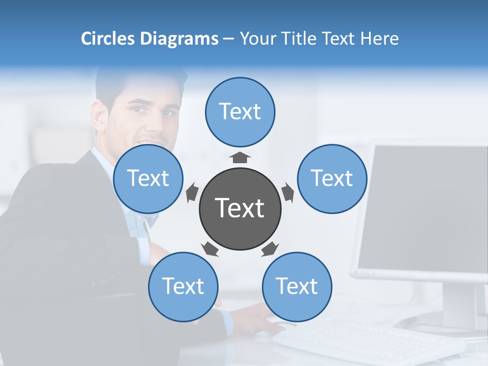 Positiv Unternehmen Online PowerPoint Template