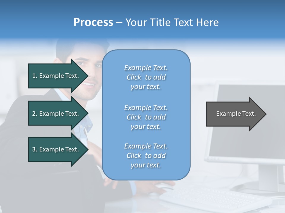 Positiv Unternehmen Online PowerPoint Template