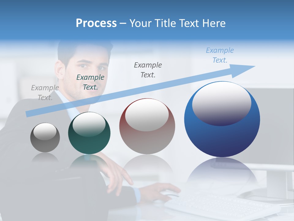 Positiv Unternehmen Online PowerPoint Template