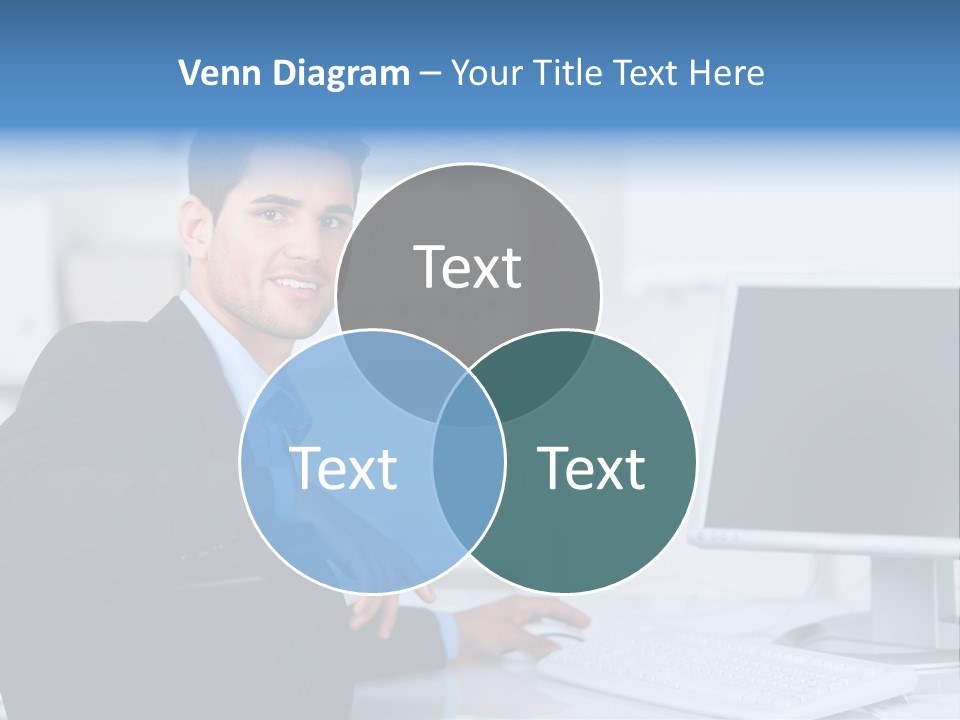 Positiv Unternehmen Online PowerPoint Template