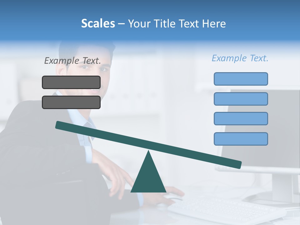 Positiv Unternehmen Online PowerPoint Template