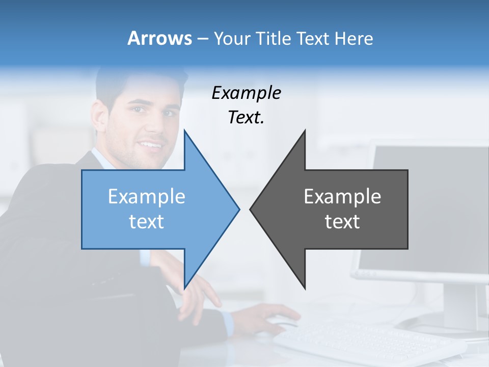 Positiv Unternehmen Online PowerPoint Template
