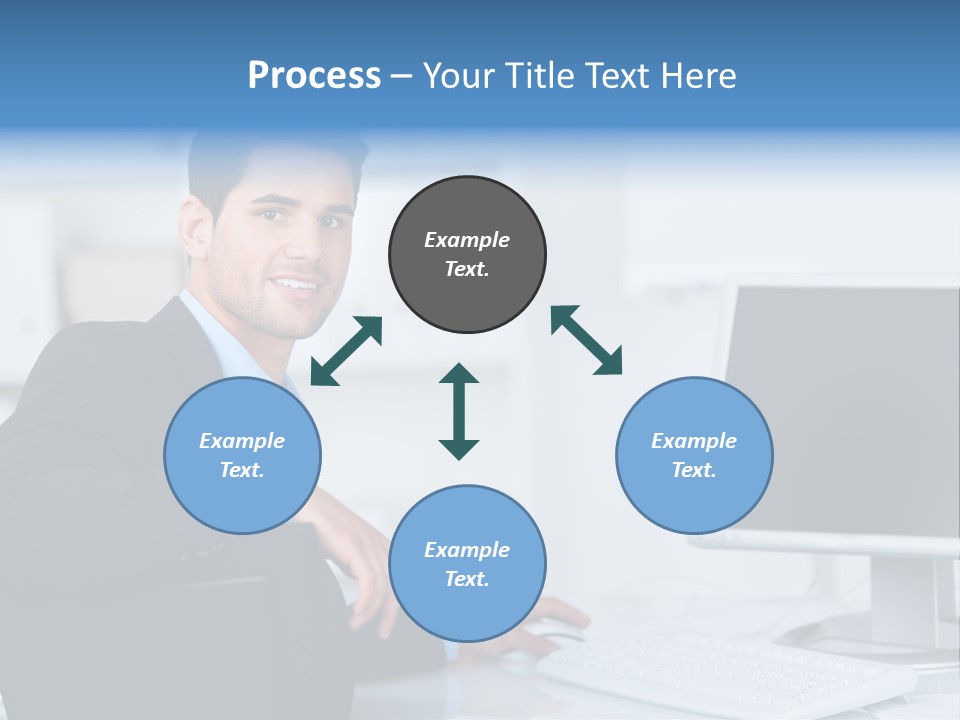 Positiv Unternehmen Online PowerPoint Template
