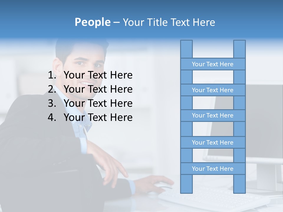 Positiv Unternehmen Online PowerPoint Template