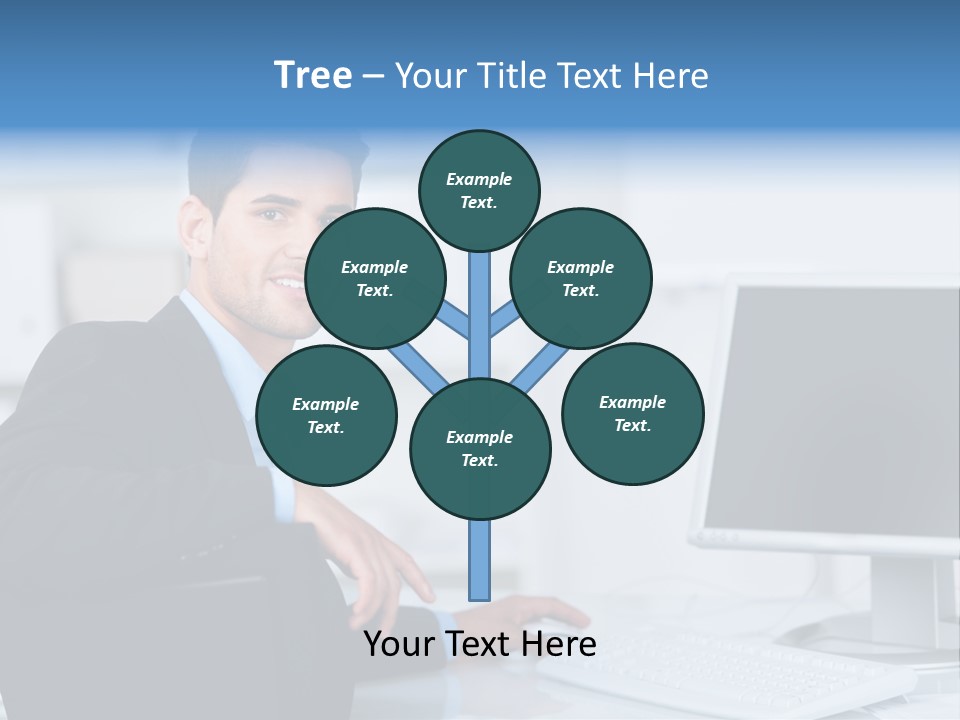 Positiv Unternehmen Online PowerPoint Template