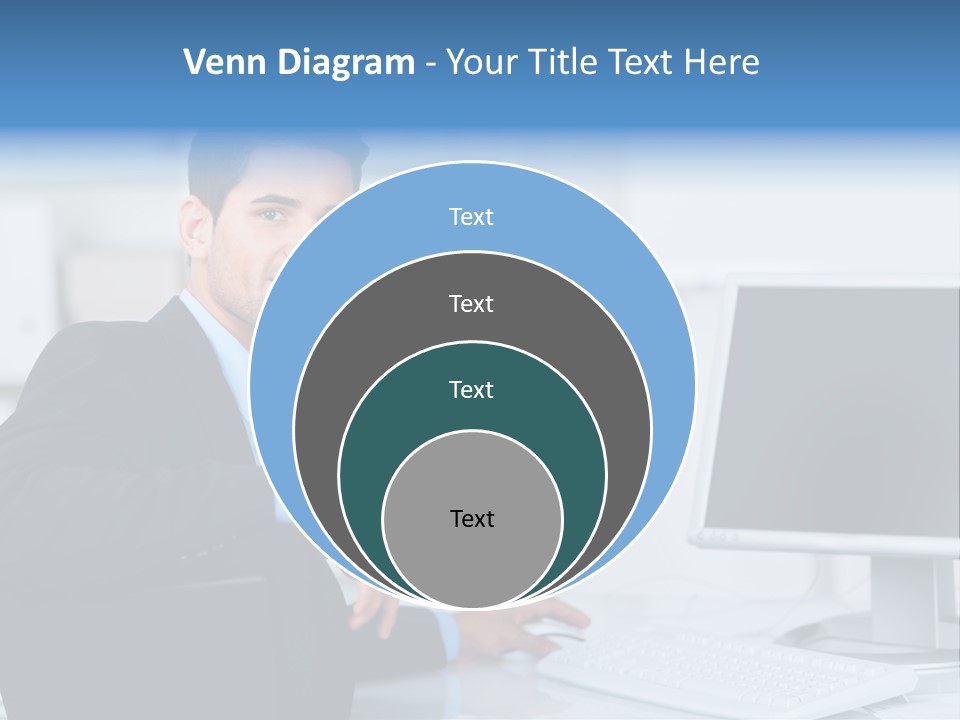 Positiv Unternehmen Online PowerPoint Template