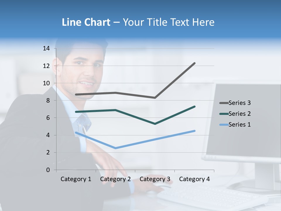 Positiv Unternehmen Online PowerPoint Template