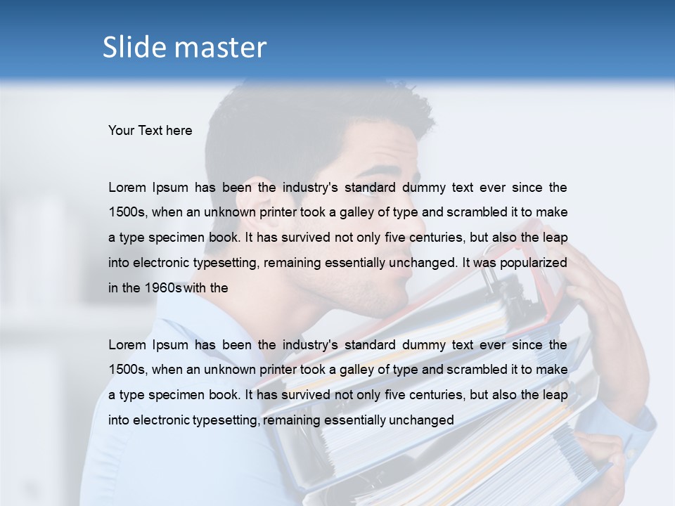 Akten Bildung Gesch PowerPoint Template