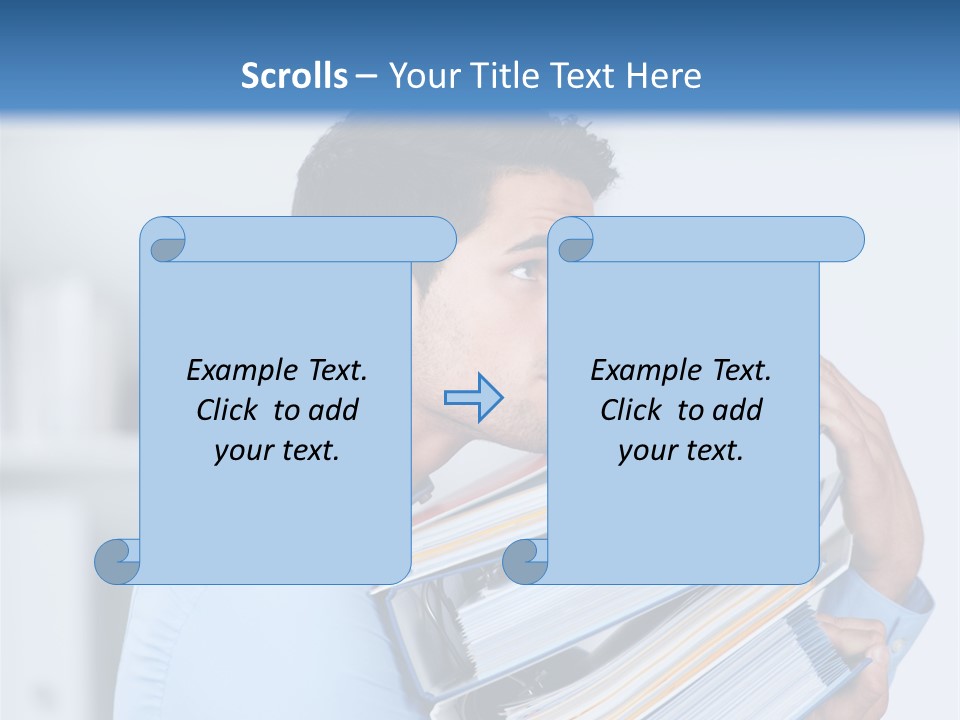 Akten Bildung Gesch PowerPoint Template