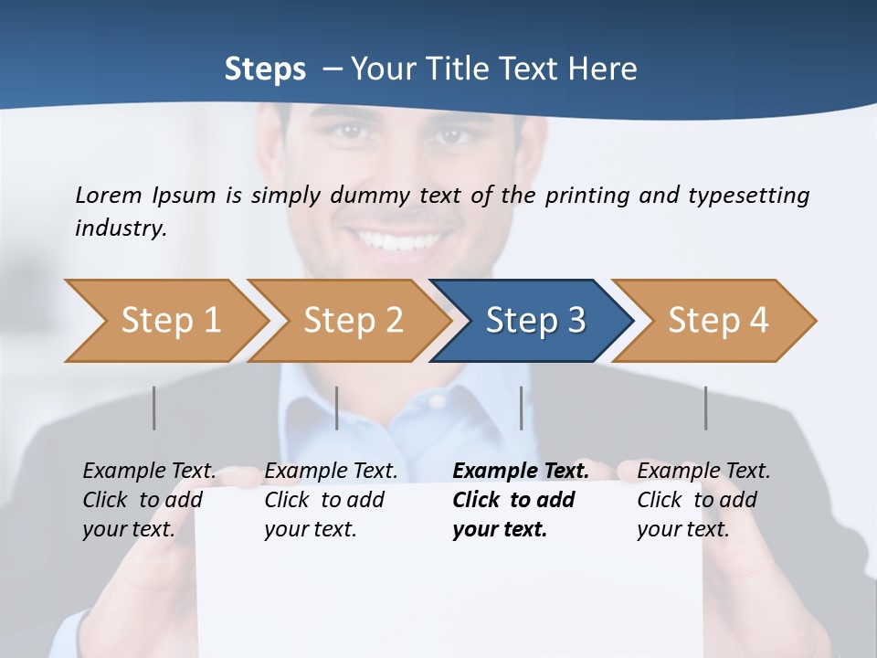 Halten Freiraum Beruf PowerPoint Template